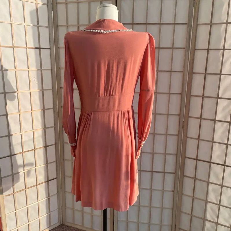 Miu Miu Miu Miu Pink Silk Women's Dress 0089 Size S / US 4 / IT 40 - 2 Thumbnail