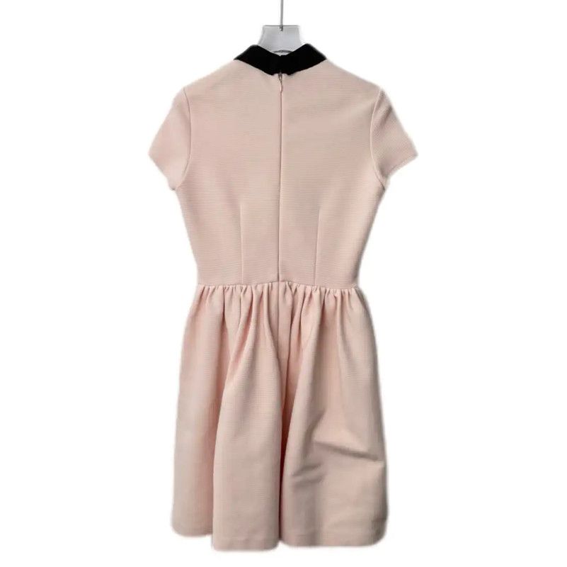 Miu Miu Miu Miu Pink Cotton Blend Dress 0089 Size XS / US 0-2 / IT 36-38 - 2 Thumbnail