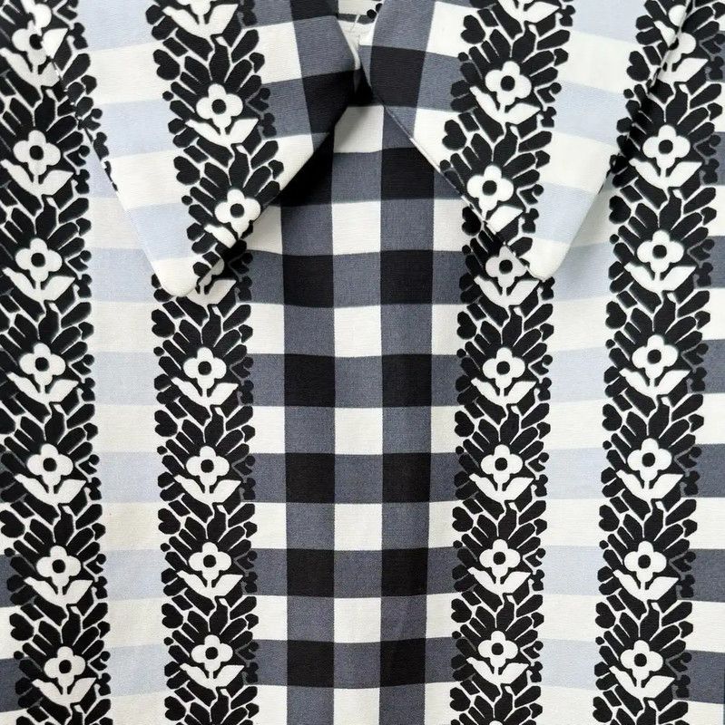 Miu Miu Miu Miu Colorblock Cotton Blend Dress 0089 Size L / US 10 / IT 46 - 8 Thumbnail