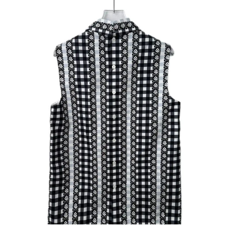 Miu Miu Miu Miu Colorblock Cotton Blend Dress 0089 Size L / US 10 / IT 46 - 2 Thumbnail