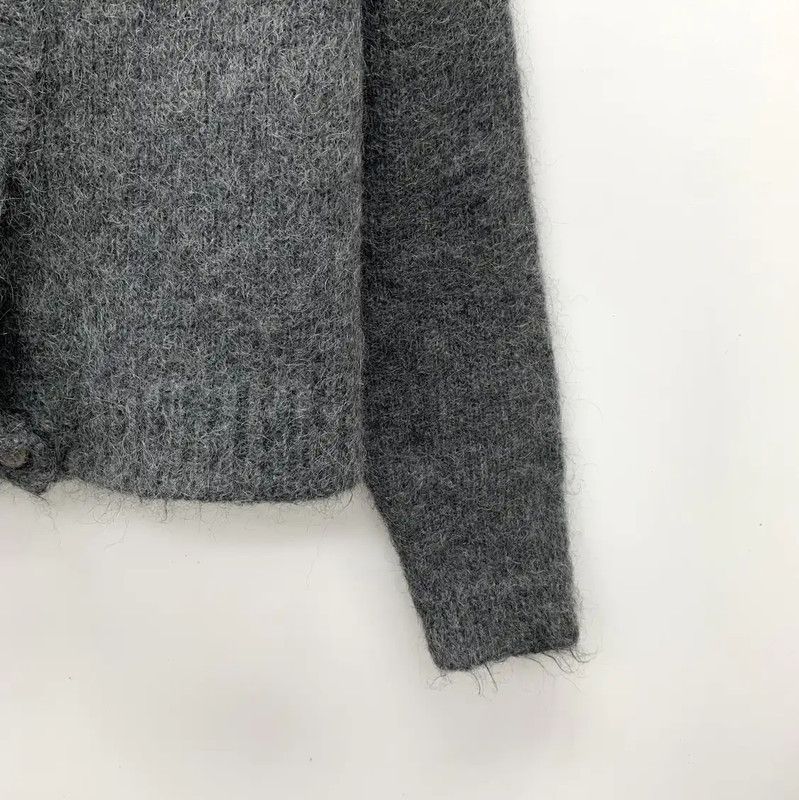 Miu Miu Miu Miu Dark Gray Women's Cardigan Sweater 0089 Size S / US 4 / IT 40 - 4 Thumbnail