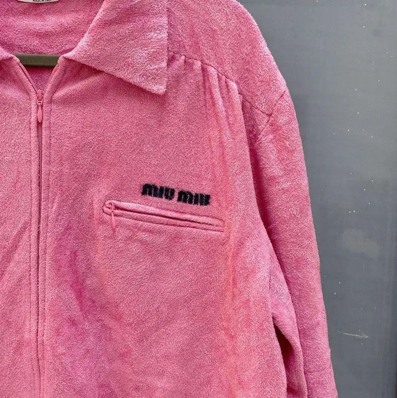 Miu Miu Miu Miu Coral Pink Women's Cardigan 0089 Size L / US 10 / IT 46 - 3 Thumbnail
