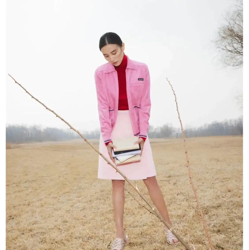 Miu Miu Miu Miu Coral Pink Women's Cardigan 0089 Size L / US 10 / IT 46 - 8 Thumbnail