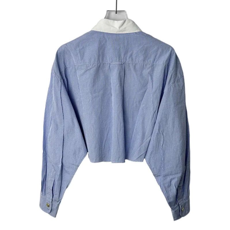 Miu Miu Miu Miu Light Blue Cotton Blend Cardigan 0089 Size S / US 4 / IT 40 - 2 Thumbnail