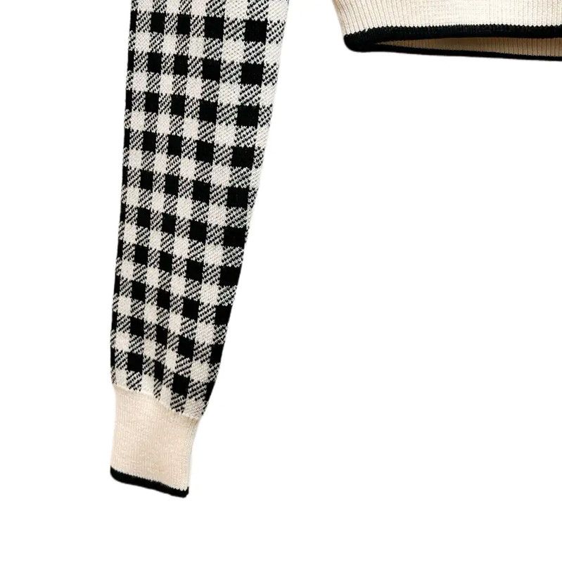 Miu Miu Miu Miu Color-Blocked Cotton Blend Sweatshirt 0089 Size L / US 10 / IT 46 - 7 Thumbnail