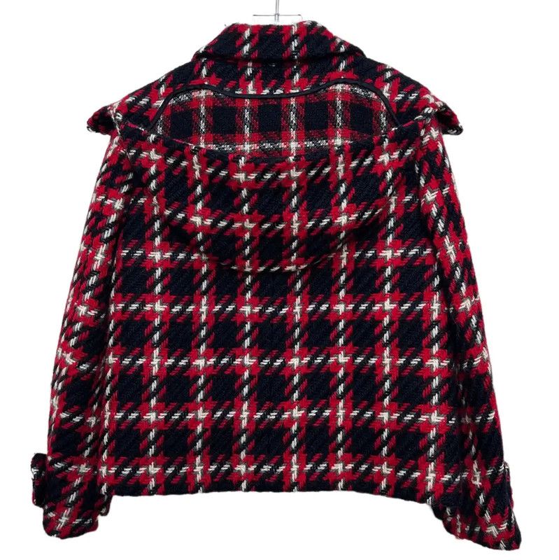 Miu Miu Miu Miu Red Cotton Blend Jacket 0089 Size M / US 6-8 / IT 42-44 - 2 Thumbnail