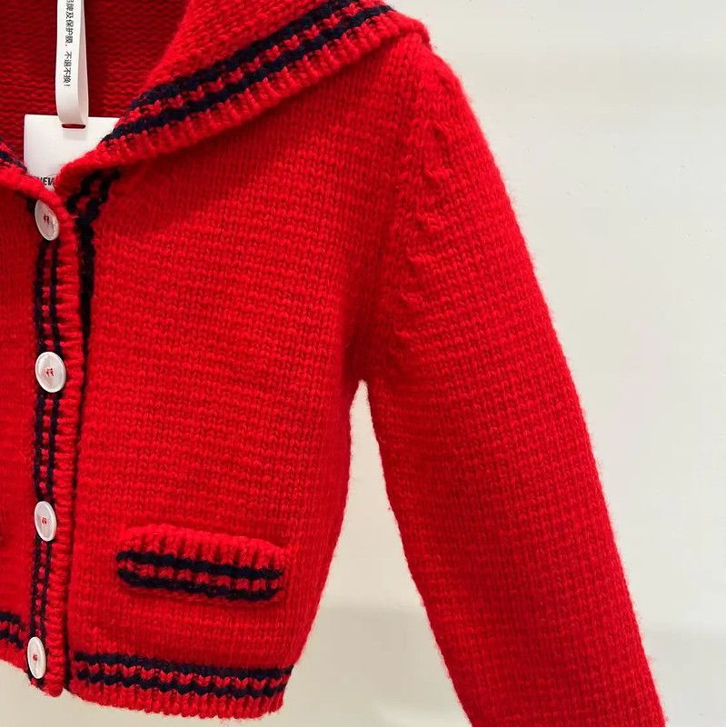 Miu Miu Miu Miu Red Wool Logo Knit Sweater 0089 Size S / US 4 / IT 40 - 5 Thumbnail
