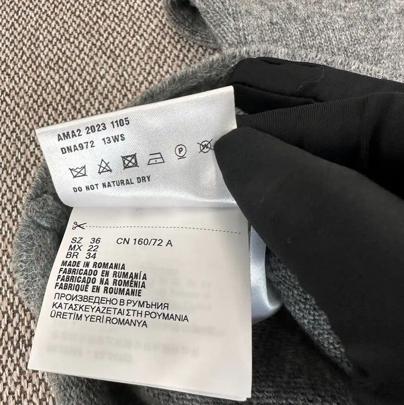 Miu Miu Miu Miu Light Gray Wool Pullover Sweater 0089 Size S / US 4 / IT 40 - 4 Thumbnail
