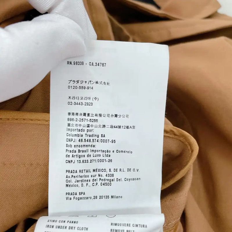 Miu Miu Miu Miu Women's Gray Cotton Jacket for Spring 0089 Size L / US 10 / IT 46 - 9 Thumbnail
