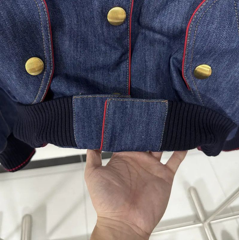 Miu Miu Miu Miu Blue Cotton Jacket for Women 0089 Size M / US 6-8 / IT 42-44 - 3 Thumbnail