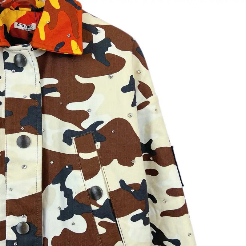 Miu Miu Miu Miu Color-blocked Winter Down Jacket 0089 Size XS / US 0-2 / IT 36-38 - 3 Thumbnail