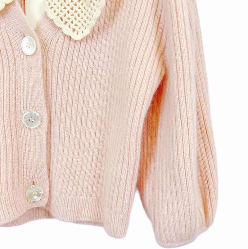 Miu Miu Miu Miu Pink Cotton Long Sleeve Sweater 0089 Size M / US 6-8 / IT 42-44 - 4 Thumbnail