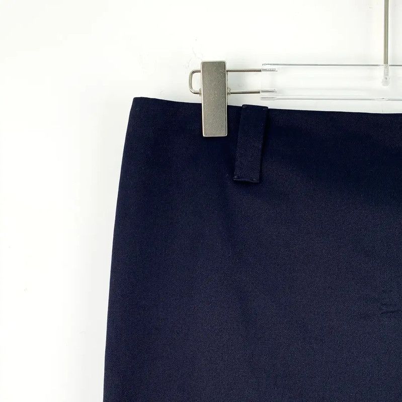 Miu Miu Miu Miu Deep Blue Cotton Skirt 0089 Size 23" - 3 Thumbnail