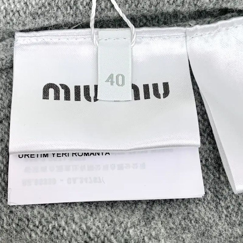 Miu Miu Miu Miu Gray Women's Sweater 0089 Size M / US 6-8 / IT 42-44 - 8 Thumbnail