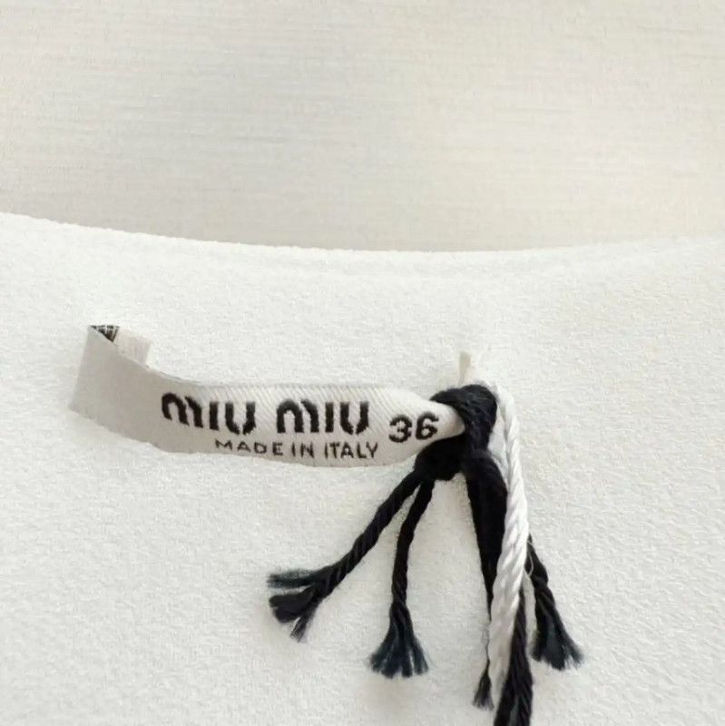 Miu Miu Miu Miu Colorful Silk Long Sleeve Dress 0089 Size S / US 4 / IT 40 - 2 Thumbnail