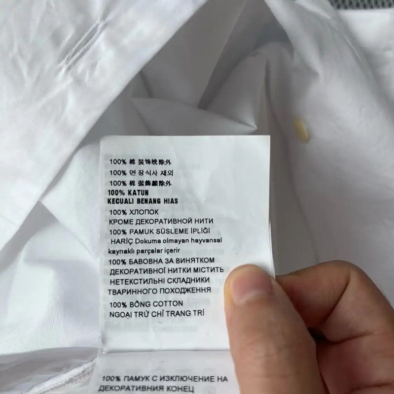 Miu Miu Miu Miu White Cotton Cropped Shirt 0089 Size M / US 6-8 / IT 42-44 - 4 Thumbnail