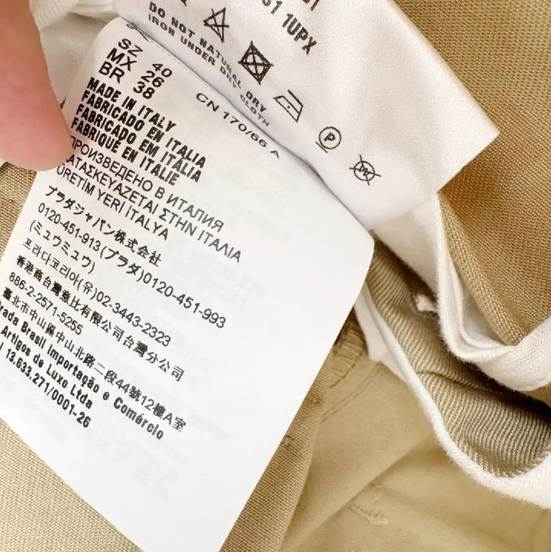 Miu Miu Miu Miu Khaki Women's Summer Shorts 0089 Size 23" - 6 Thumbnail