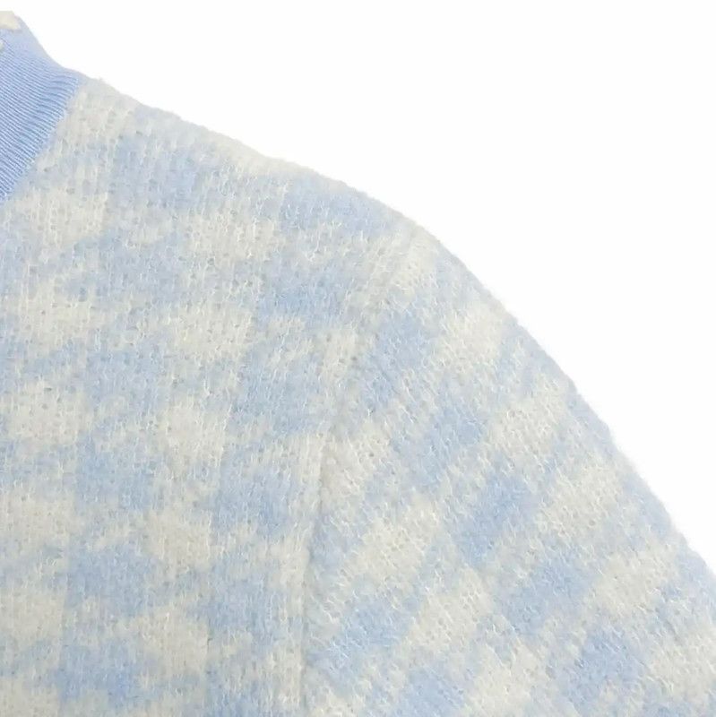 Miu Miu Miu Miu Blue Cashmere Women's T-Shirt 0089 Size L / US 10 / IT 46 - 3 Thumbnail