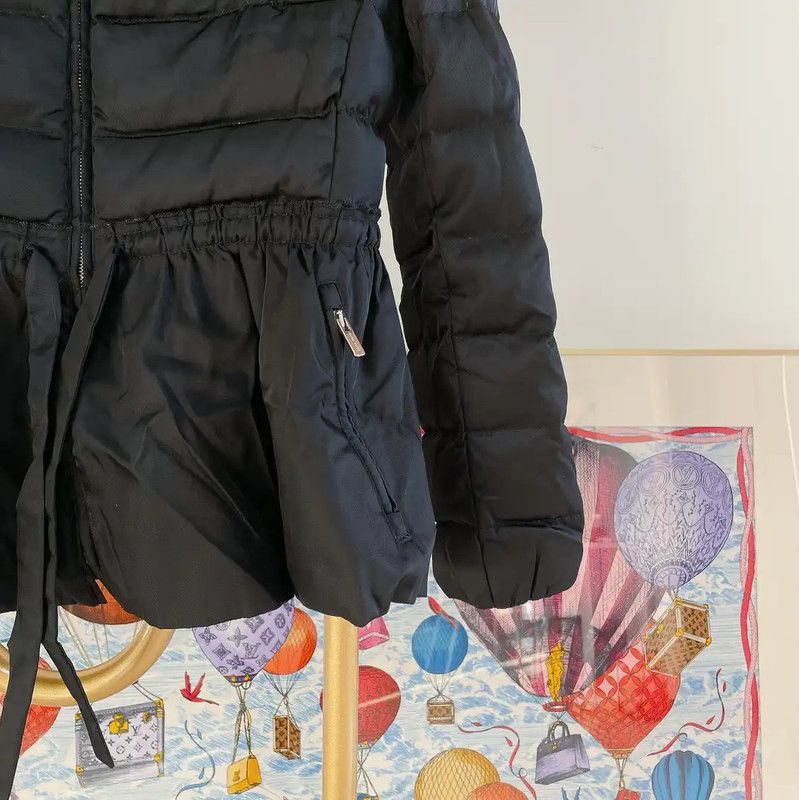 Miu Miu Miu Miu Black Polyester Women's Down Jacket 0089 Size L / US 10 / IT 46 - 4 Thumbnail