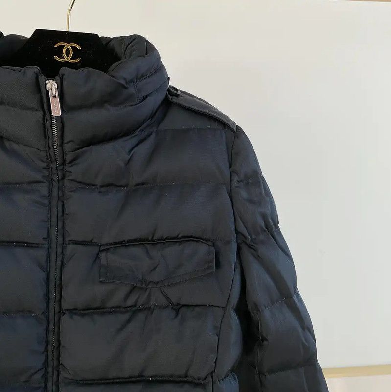 Miu Miu Miu Miu Black Polyester Women's Down Jacket 0089 Size L / US 10 / IT 46 - 3 Thumbnail