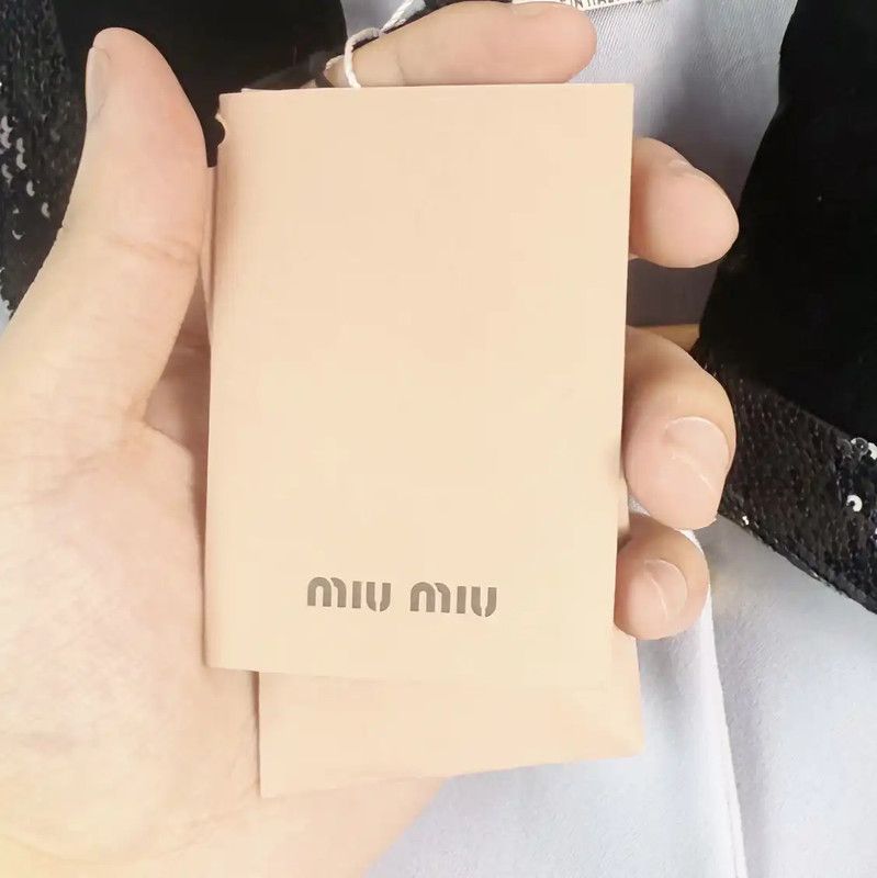 Miu Miu Miu Miu Women's Blue Wool Coat 0089 Size ONE SIZE - 5 Thumbnail