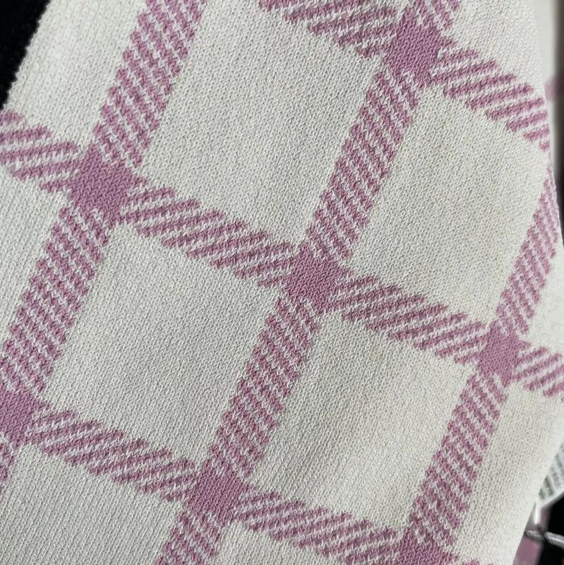 Miu Miu Miu Miu Pink Cotton Checked Cardigan 0089 Size M / US 6-8 / IT 42-44 - 8 Thumbnail