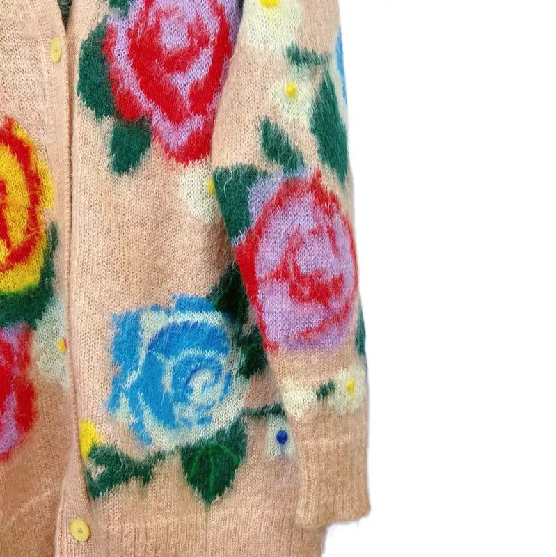 Miu Miu Miu Miu Floral Pattern Cardigan for Women 0089 Size XS / US 0-2 / IT 36-38 - 4 Thumbnail