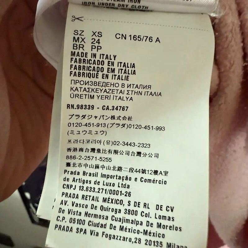 Miu Miu Miu Miu Pink Logo Women's Sweatshirt 0089 Size XS / US 0-2 / IT 36-38 - 6 Thumbnail