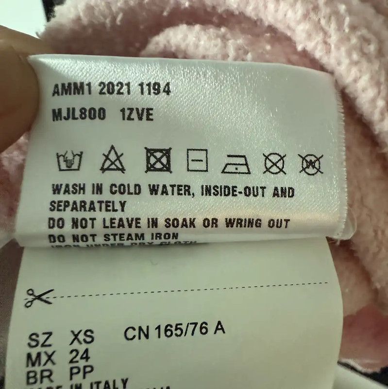 Miu Miu Miu Miu Pink Logo Women's Sweatshirt 0089 Size XS / US 0-2 / IT 36-38 - 5 Thumbnail