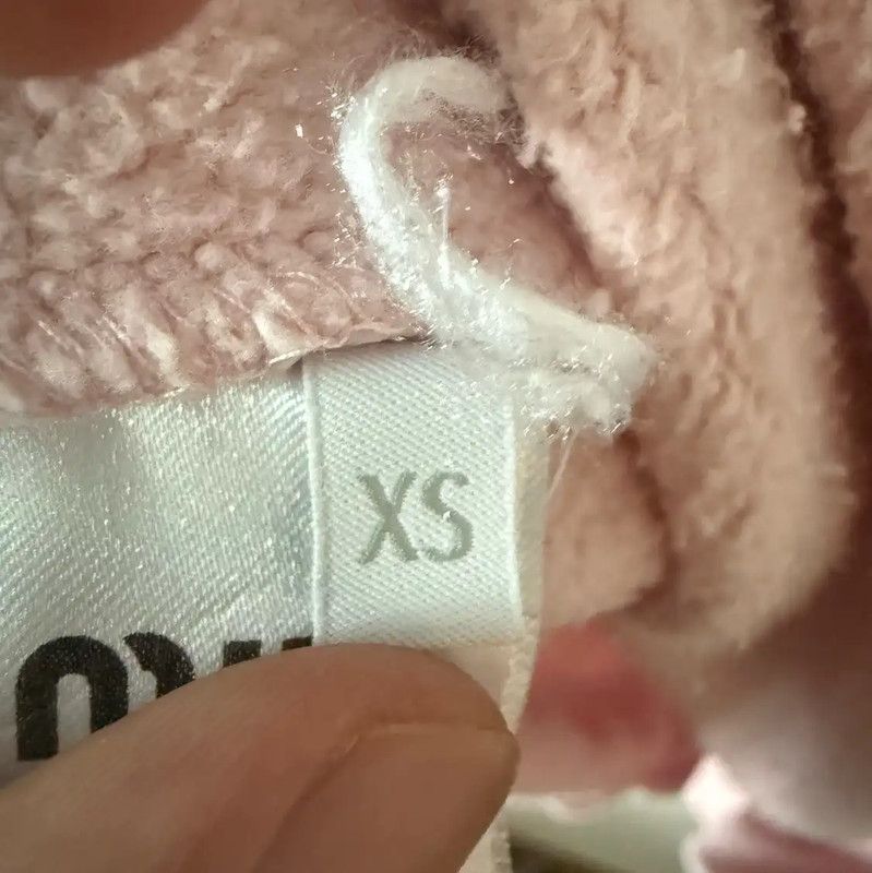 Miu Miu Miu Miu Pink Logo Women's Sweatshirt 0089 Size XS / US 0-2 / IT 36-38 - 4 Thumbnail