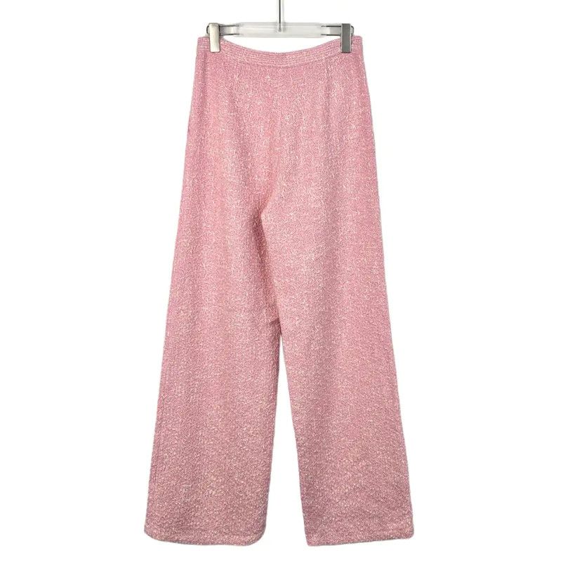 Miu Miu Miu Miu Pink Wool Casual Trousers 0089 Size 23" - 2 Thumbnail
