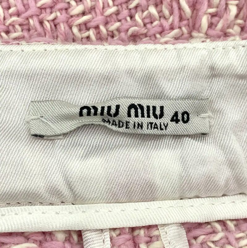Miu Miu Miu Miu Pink Wool Casual Trousers 0089 Size 23" - 5 Thumbnail