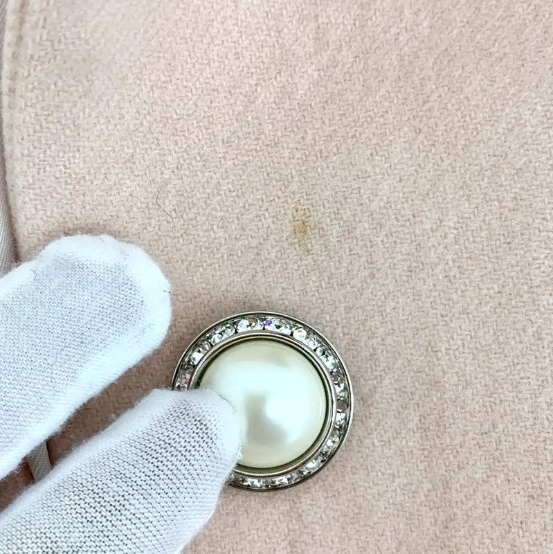 Miu Miu Miu Miu Pink Wool Women's Overcoat 0089 Size ONE SIZE - 10 Thumbnail