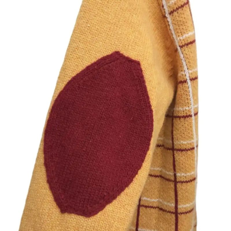 Miu Miu Miu Miu Orange Wool Plaid Long Cardigan 0089 Size ONE SIZE - 8 Thumbnail