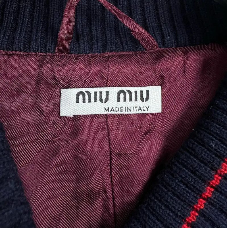 Miu Miu Miu Miu Blue Women's Jacket 0089 Size M / US 6-8 / IT 42-44 - 4 Thumbnail