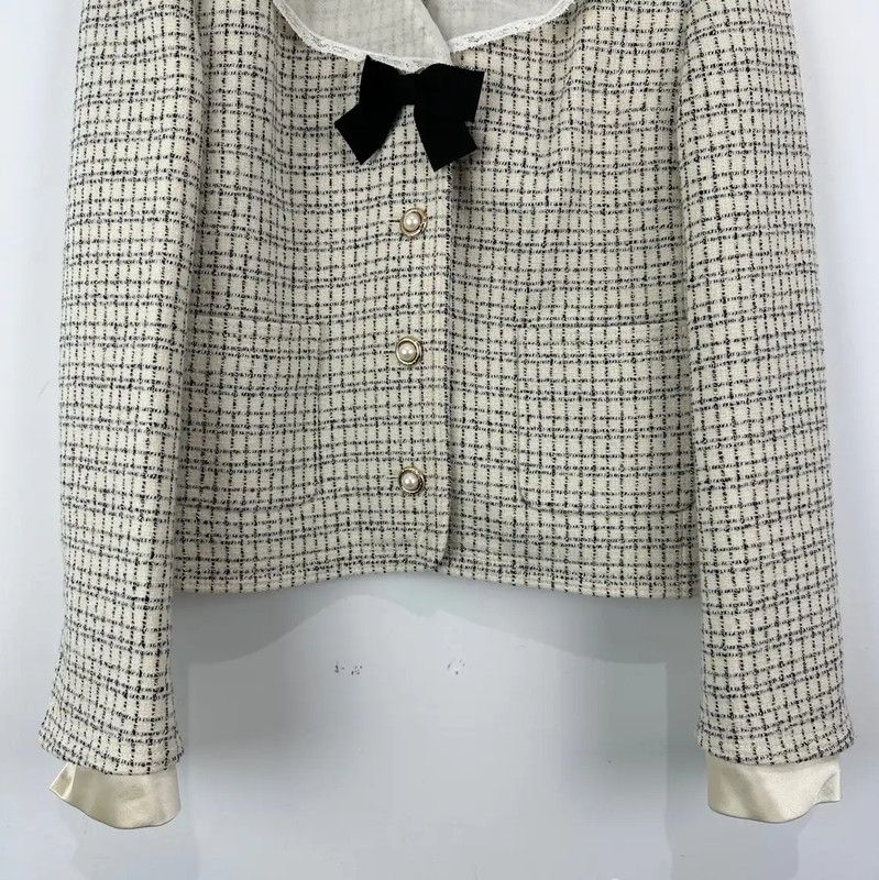 Miu Miu Miu Miu Wool Jacket with Bow Tie 0089 Size M / US 6-8 / IT 42-44 - 4 Thumbnail