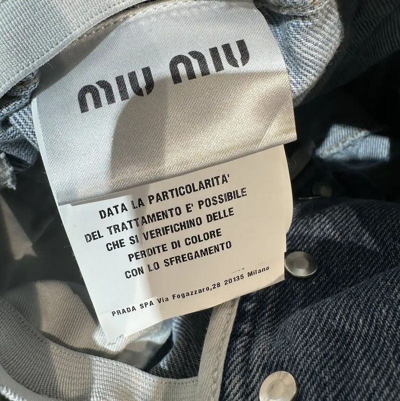 Miu Miu Miu Miu Light Blue Cotton Jeans for Women 0089 Size 27" / US 4 / IT 40 - 7 Thumbnail