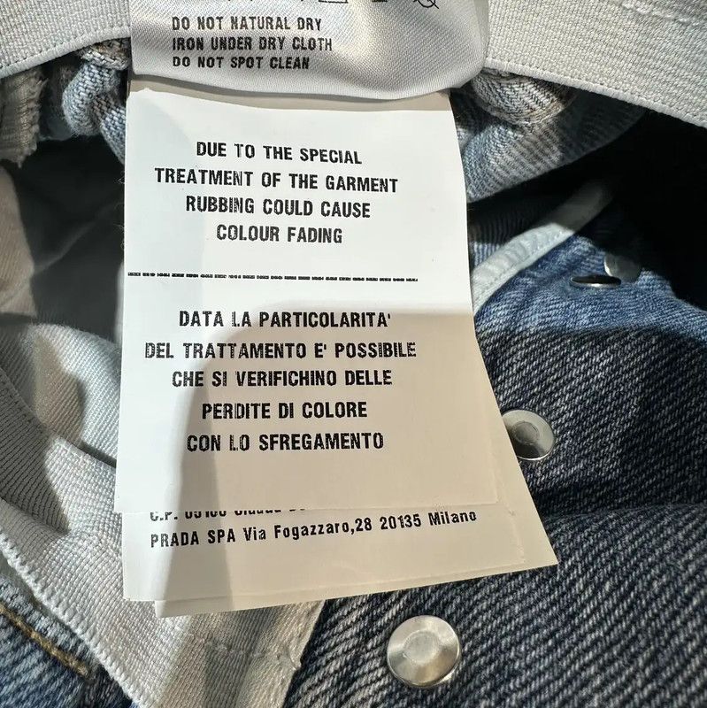 Miu Miu Miu Miu Light Blue Cotton Jeans for Women 0089 Size 27" / US 4 / IT 40 - 8 Thumbnail