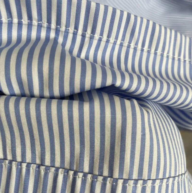 Miu Miu Miu Miu Summer Cotton Blue Striped Shorts 0089 Size 23" - 7 Thumbnail