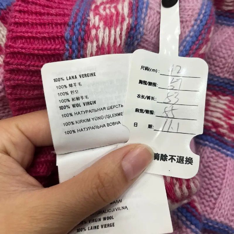 Miu Miu Miu Miu Pink Wool Pullover Sweater 0089 Size XL / US 12-14 / IT 48-50 - 5 Thumbnail
