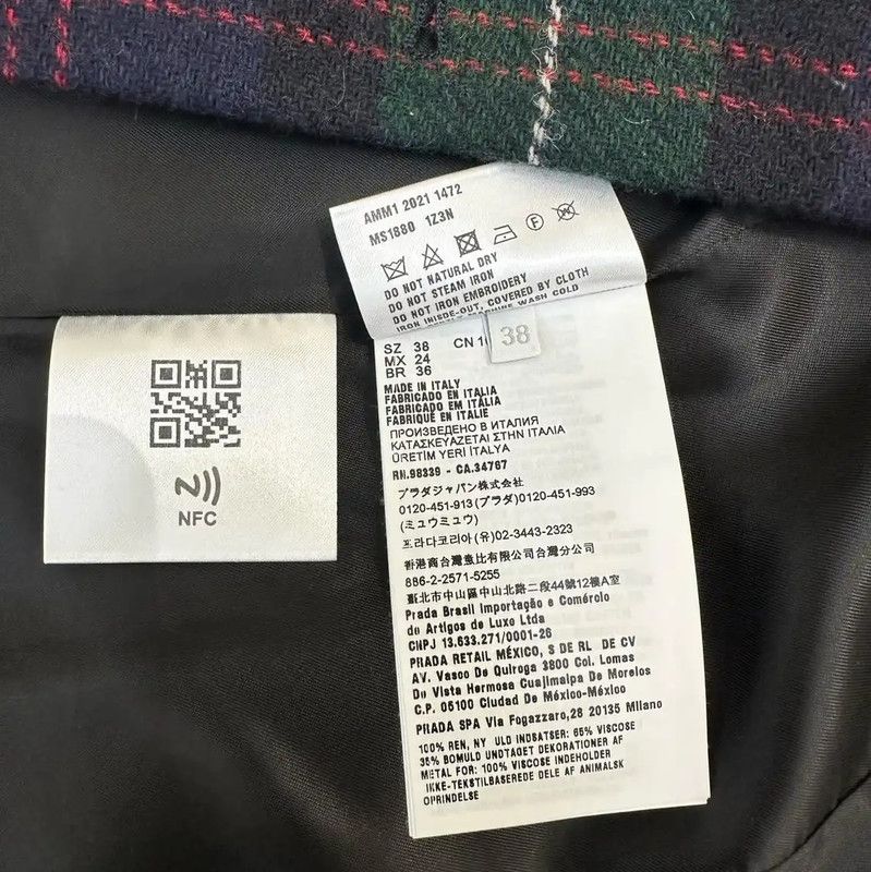 Miu Miu Miu Miu Color Block Wool Coat for Winter 0089 Size M / US 6-8 / IT 42-44 - 8 Thumbnail