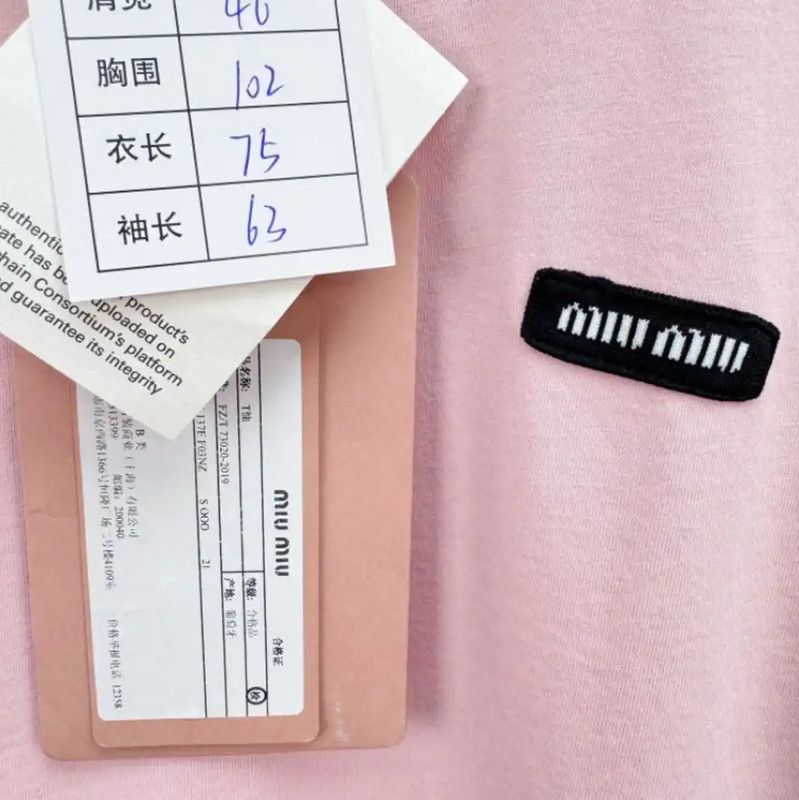Miu Miu Miu Miu Pink Long Sleeve Sweatshirt 0089 Size XS / US 0-2 / IT 36-38 - 3 Thumbnail