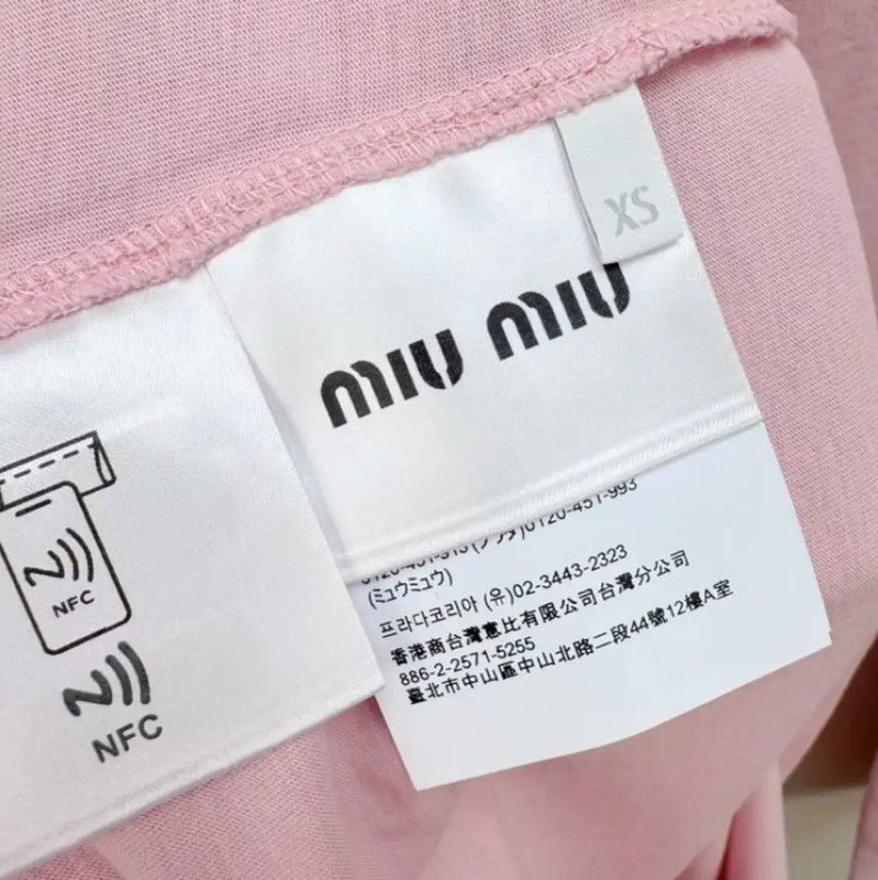 Miu Miu Miu Miu Pink Long Sleeve Sweatshirt 0089 Size XS / US 0-2 / IT 36-38 - 4 Thumbnail