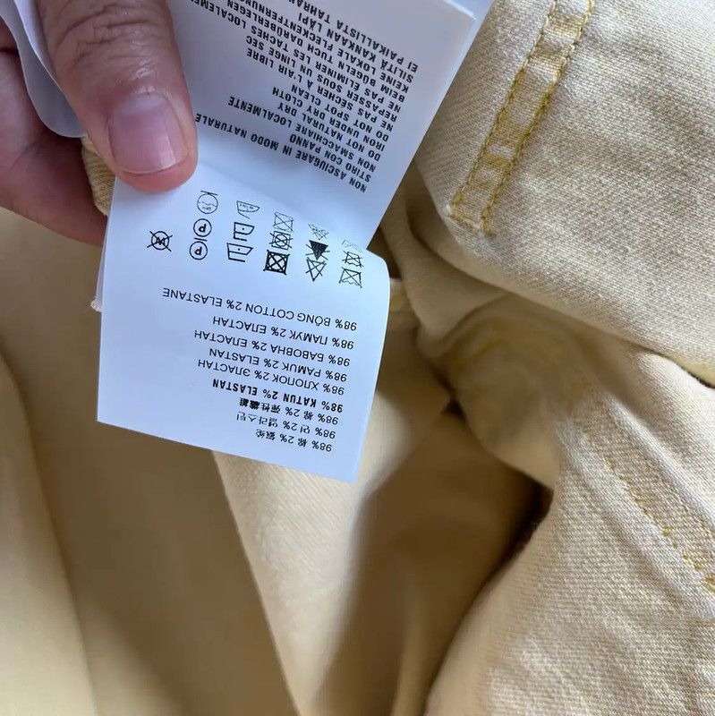 Miu Miu Miu Miu Yellow Cotton Women's Jacket 0089 Size M / US 6-8 / IT 42-44 - 4 Thumbnail