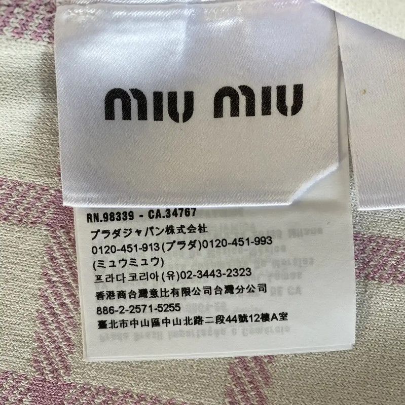 Miu Miu Miu Miu Pink Short Sleeve Summer T-Shirt 0089 Size S / US 4 / IT 40 - 5 Thumbnail