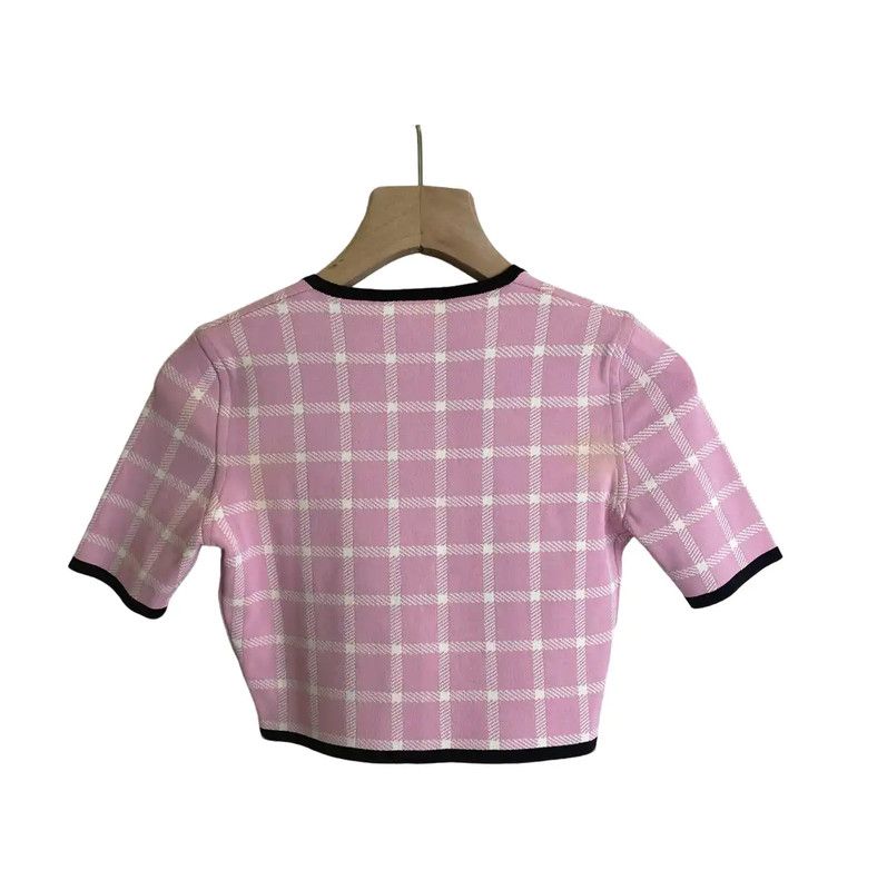 Miu Miu Miu Miu Pink Short Sleeve Summer T-Shirt 0089 Size S / US 4 / IT 40 - 2 Thumbnail