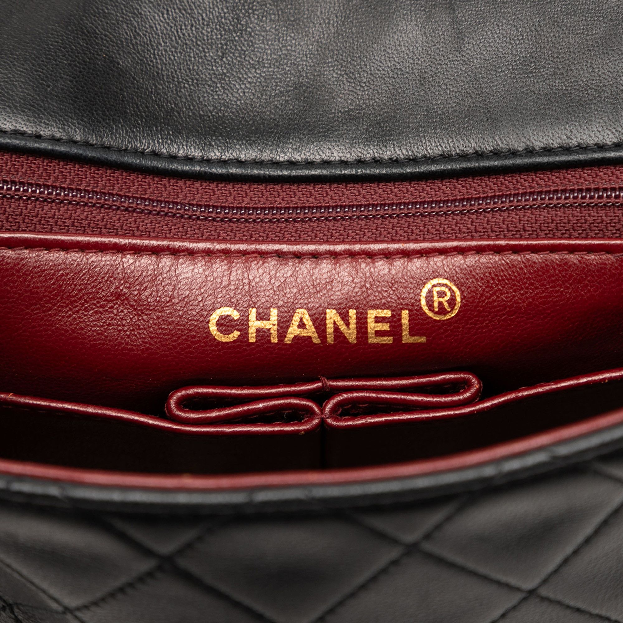 Chanel Chanel Mini Square Lambskin Straight Single Flap Size ONE SIZE - 5 Thumbnail