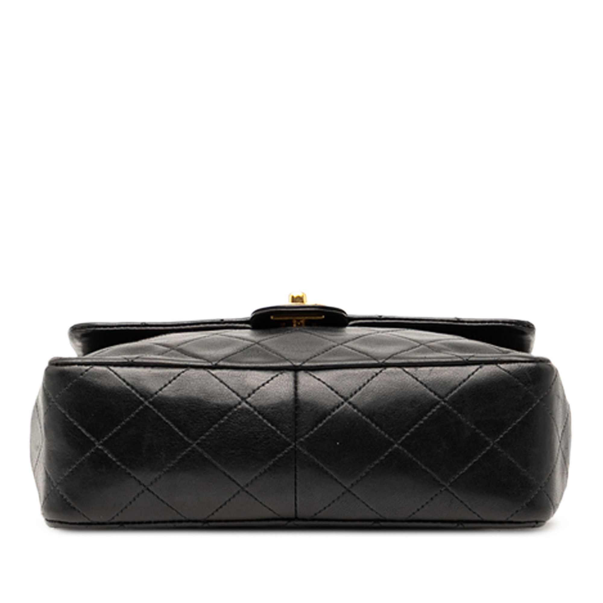 Chanel Chanel Mini Square Lambskin Straight Single Flap Size ONE SIZE - 3 Thumbnail