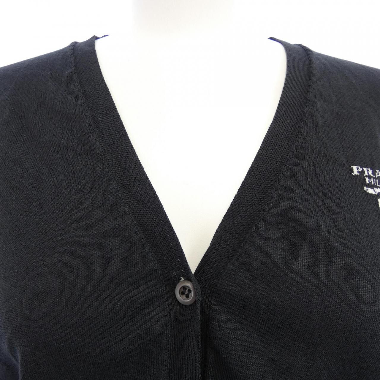 Prada Prada Prada P25L07 S221 10OW Silk Cardigan Others Tops P25L07 S221 10OW DUTY FREE for USA Size ONE SIZE - 5 Thumbnail