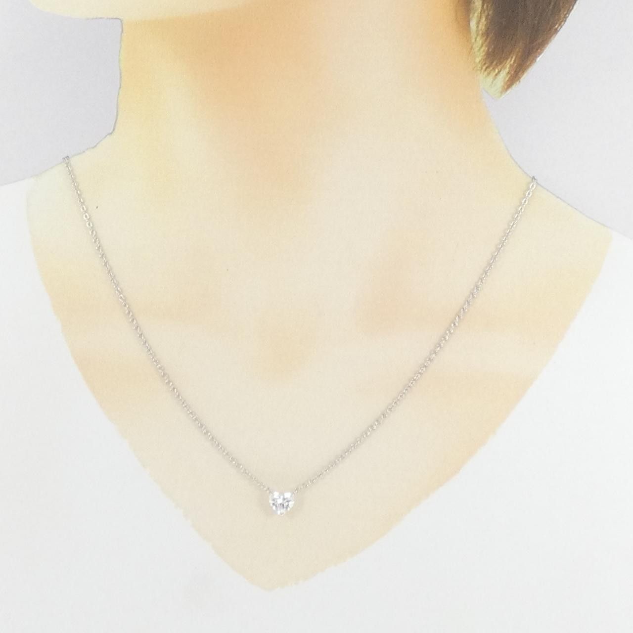 Van Cleef & Arpels Van Cleef & Arpels Van Cleef & Arpels 750 White Gold Diamond Necklace Metal Necklace DUTY FREE for USA Size ONE SIZE - 6 Thumbnail